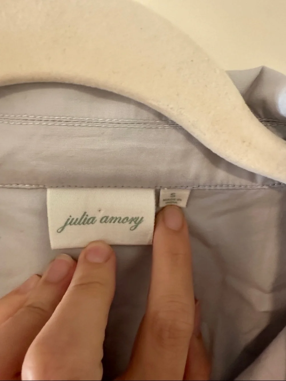 Light Blue Short Sleeve Button-Front Shirt - Picture 2 of 2